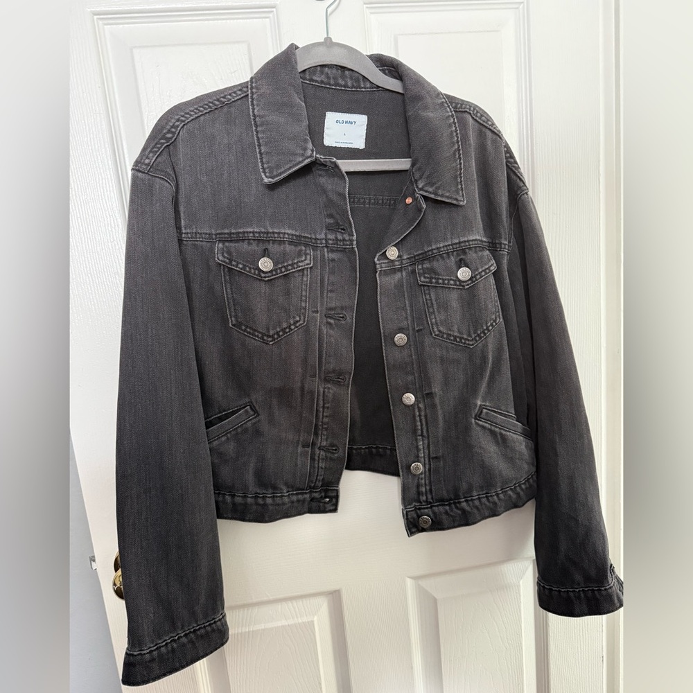 Black denim Jean jacket old navy